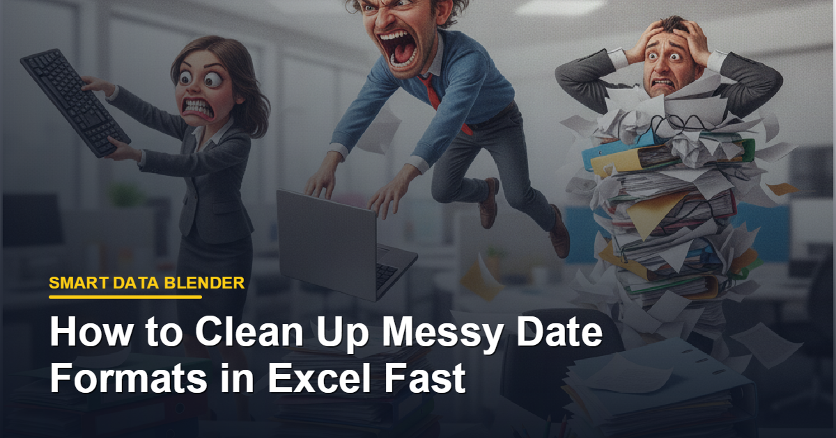 How to Clean Up Messy Date Formats in Excel Fast