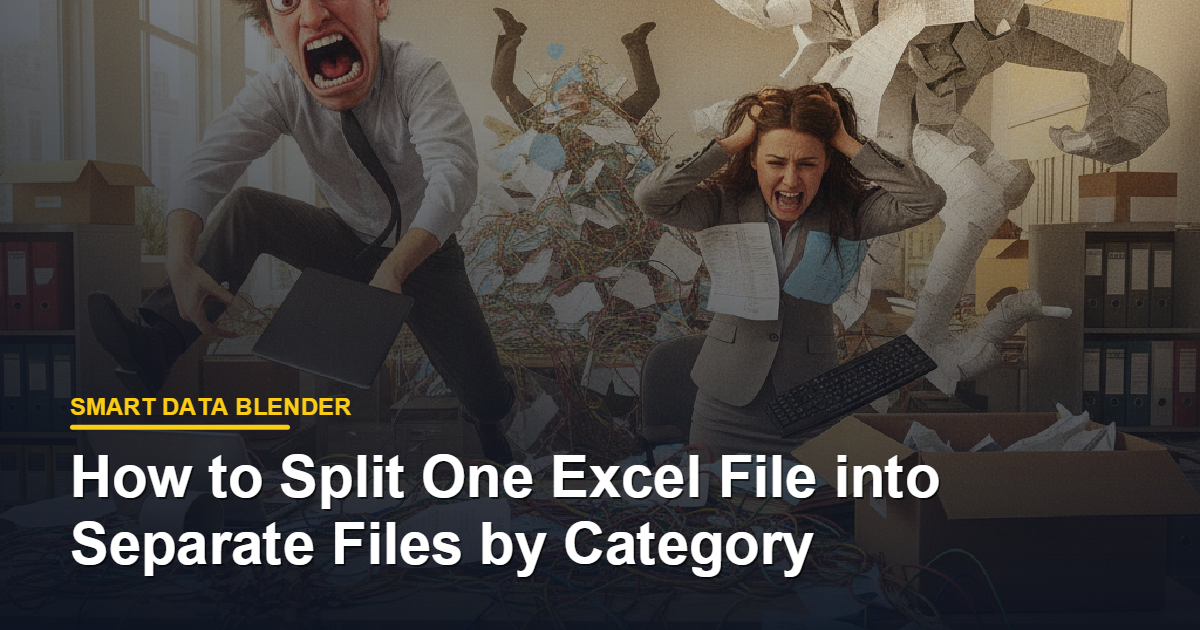 How to Split One Excel File into Separate Files by Category